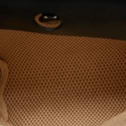 مملوكة مسبقًا Hermes Black/Beige Canvas and Leather Herbag TPM Bag