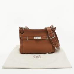 Hermes Gold Taurillon Clemence Leather Palladium Finish Jypsiere 34 Bag