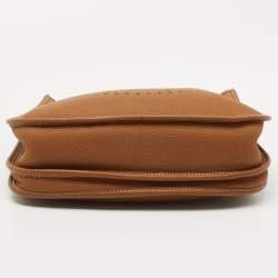 Hermes Gold Clemence Leather Evelyne III PM Bag