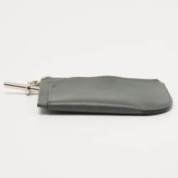 Pre Owned Hermes Bleu Orage Evercolor "Strap" Card Holder
