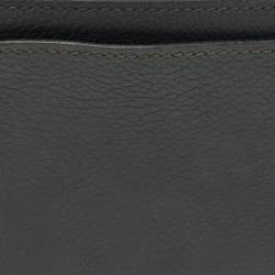 Pre Owned Hermes Bleu Orage Evercolor "Strap" Card Holder