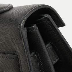 Hermès Black Epsom Leather Gold Finish Kelly Sellier 35 Bag