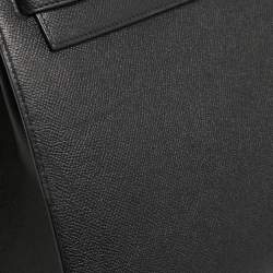 Hermès Black Epsom Leather Gold Finish Kelly Sellier 35 Bag