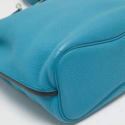 Hermes Mykonos Clemence Leather So Kelly 22 Bag