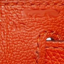Hermes Feu Epsom Leather Palladium Finish Kelly Sellier 28 Bag