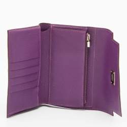 Hermès Anemone Chevre Leather Kelly Depliant Wallet