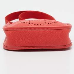 Hermes Rouganvillier Taurillon Clemence Leather Evelyne TPM Bag 
