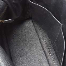 Hermes Black Fjord Leather Gold Finish Kelly Retourne 35 Bag