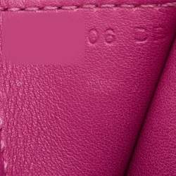 Pre Owned Hermes Rose Pourpre Veau Swift Leather Mini Halzan Bag