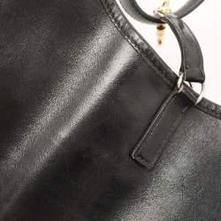 Pre Owned Hermes Black Box Leather Trim Hobo