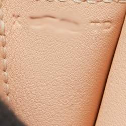 Pre Owned Hermes Rose Eglantine Veau Swift Leather Mini Halzan Bag 