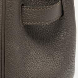 Pre Owned Hermès Etain Togo Leather Gold Finish Birkin 35 Bag