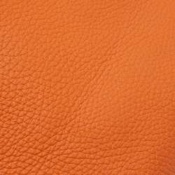 Hermes Orange/Etain/Sanguine Clemence Leather Palladium Finish Birkin 30 Bag