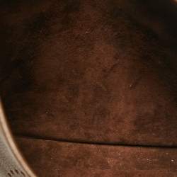 Hermes Chocolat Clemence Leather Evelyne III GM Bag