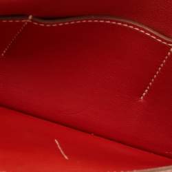 Hermes Sanguine Swift Leather Dogon Duo Wallet