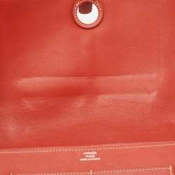 Hermes Sanguine Swift Leather Dogon Duo Wallet