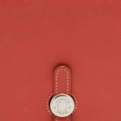 Hermes Sanguine Swift Leather Dogon Duo Wallet