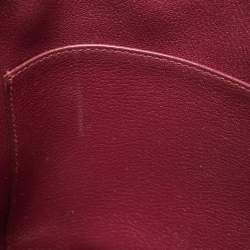 Hermes Tosca Togo Leather Palladium Finish Birkin 35 Bag