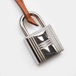 Hermes Capucine Togo Leather Palladium Finish Birkin 35 Bag