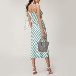 Hermes Etain Taurillon Clemence Leather Picotin Lock 22 Bag