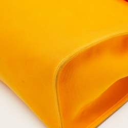 Hermes Jaune D' Or/Orange Canvas and Leather Herbag Zip 39 Bag