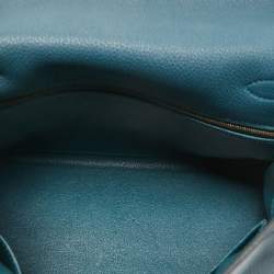 Pre Owned Hermes Colvert Evercolor Leather Gold Finish Kelly Retourne 28 Bag