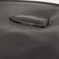 Hermès Black Evercolor Leather Palladium Finish Birkin 30 Bag