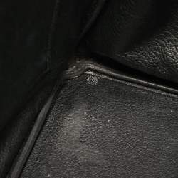 Hermès Black Evercolor Leather Palladium Finish Birkin 30 Bag