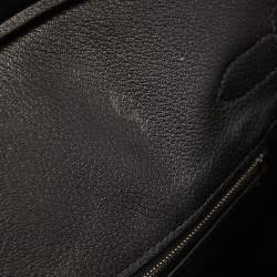 Hermès Black Evercolor Leather Palladium Finish Birkin 30 Bag