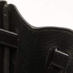 Hermès Black Evercolor Leather Palladium Finish Birkin 30 Bag