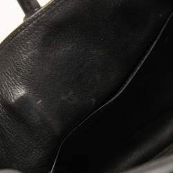 Hermès Black Evercolor Leather Palladium Finish Birkin 30 Bag