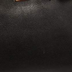 Hermès Black Evercolor Leather Palladium Finish Birkin 30 Bag