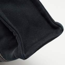 Pre Owned Hermes Black/Grey Canvas Fourre Tout PM Bag