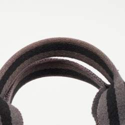 Pre Owned Hermes Black/Grey Canvas Fourre Tout PM Bag