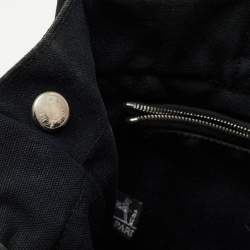 Pre Owned Hermes Black/Grey Canvas Fourre Tout PM Bag