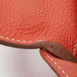 Hermes Brique Togo Leather Gold Hardware Kelly Retourne 35 Bag