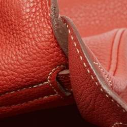 Hermes Brique Togo Leather Gold Hardware Kelly Retourne 35 Bag