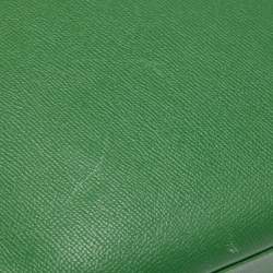 Pre Owned Hermes Vert Bengal Epsom Leather Palladium Finish Kelly Retourne 35 Bag
