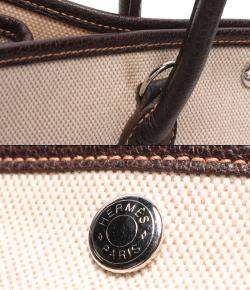 Hermes Beige Leather Garden Party TPM Tote Bag