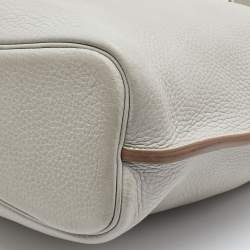 Pre Owned Hermes Gris Perle/Crevette Leather So Kelly 22 Bag