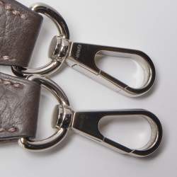 Hermes Chocolat Taurillion Clemence Leather Evelyne TPM Bag