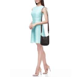 Hermes Chocolat Taurillion Clemence Leather Evelyne TPM Bag