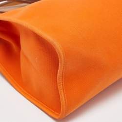 Hermes Natural/Orange Vache Hunter and Canvas Herbag Zip 31 Bag