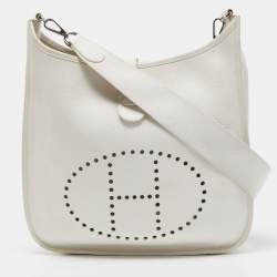 Hermes Soleil Taurillon Clemence Leather Palladium Finish Marwari GM Bag  Hermes | The Luxury Closet