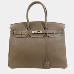 Hermès Birkin 35 White Togo Bag