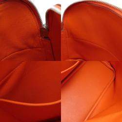Pre Owned Hermes Orange Epsom Leather Bolide 27 Handbag 