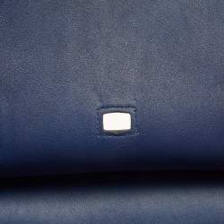 Hermes Blue Saphir Swift Leather Palladium Finish Jypsiere 28 Bag