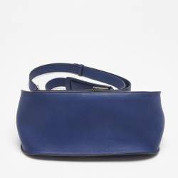 Hermes Blue Saphir Swift Leather Palladium Finish Jypsiere 28 Bag