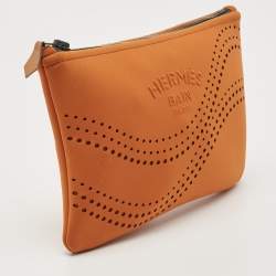Pre Owned Hermes Tan Neobain Waves Small Case