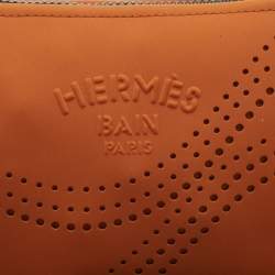Pre Owned Hermes Tan Neobain Waves Small Case